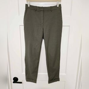 Theory Olive Green Women's Wool Pants size 4